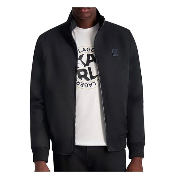 Karl Lagerfeld Paris Padded Field Liner Jacket Black Size XXL New With Tags - Picture 3 of 11
